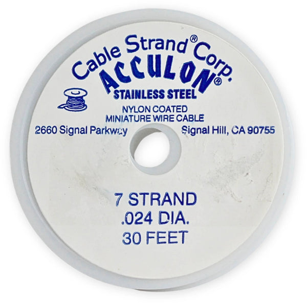 Acculon rijgdraad 0,61 mm, 9 meter