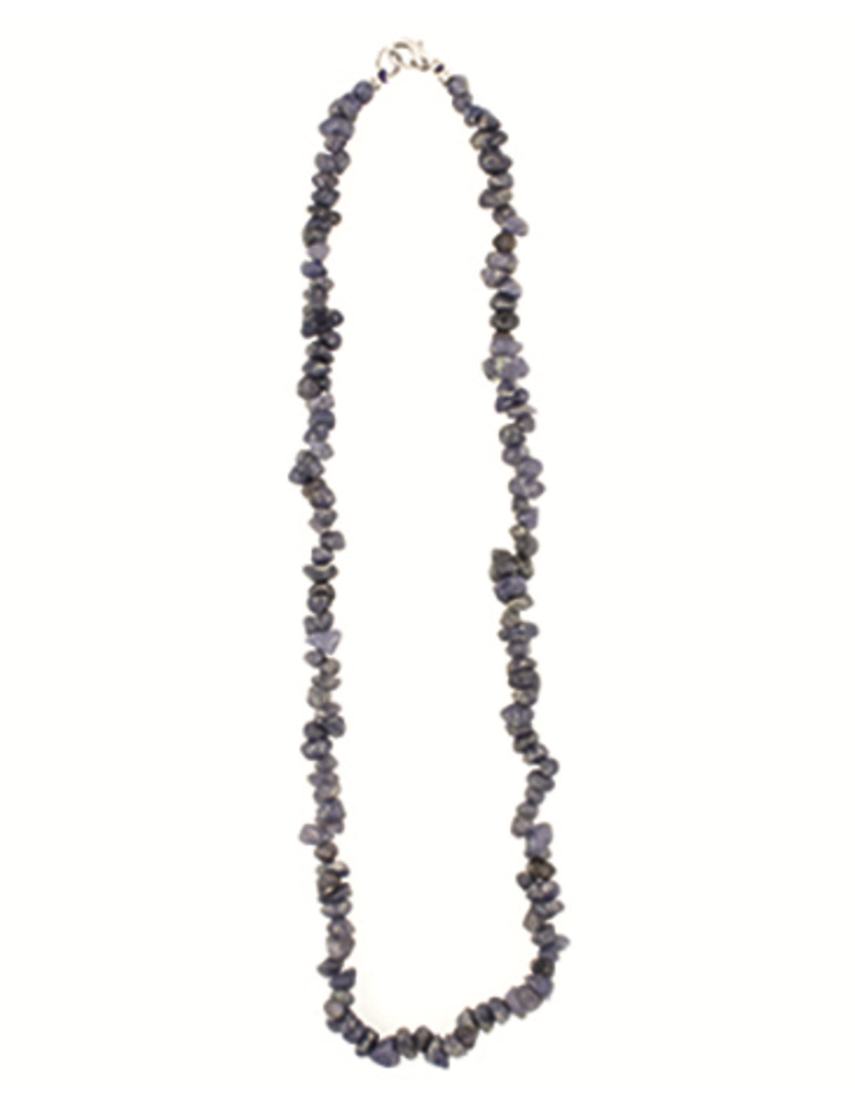 Agaat blauw splitketting (gekleurd)