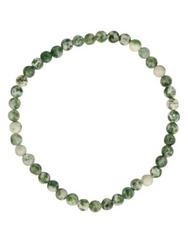 Agaat boom kralenarmband 4 mm