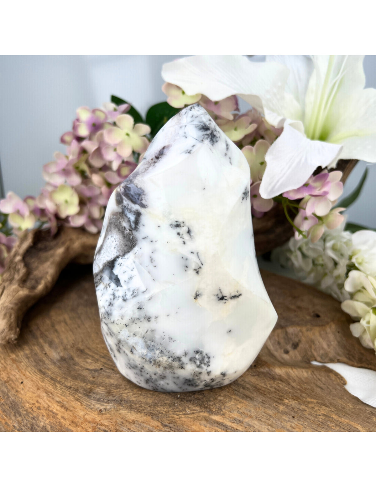 Agaat dendriet Feng shui vlam nr.04