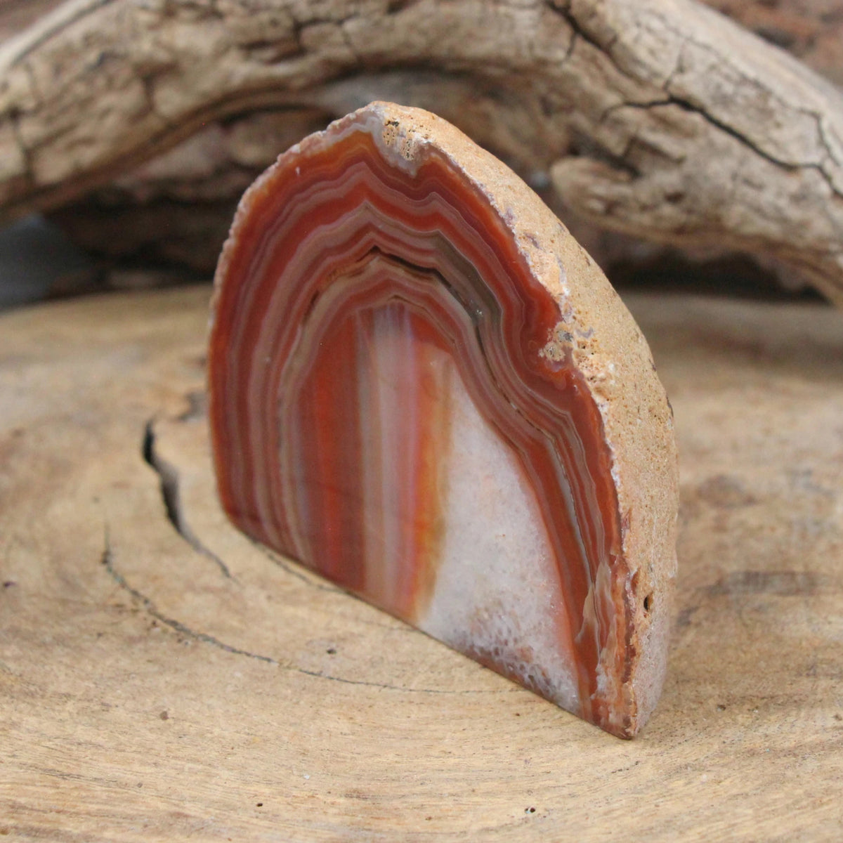 Agaat einden rood (gekleurd) nr.01