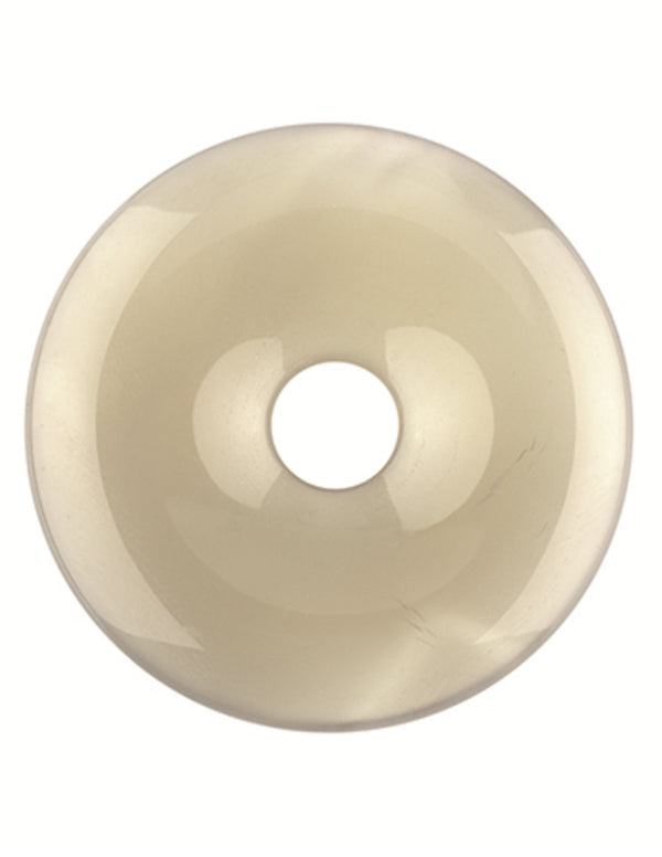 Agaat grijs edelsteen donut 30 mm Hanger