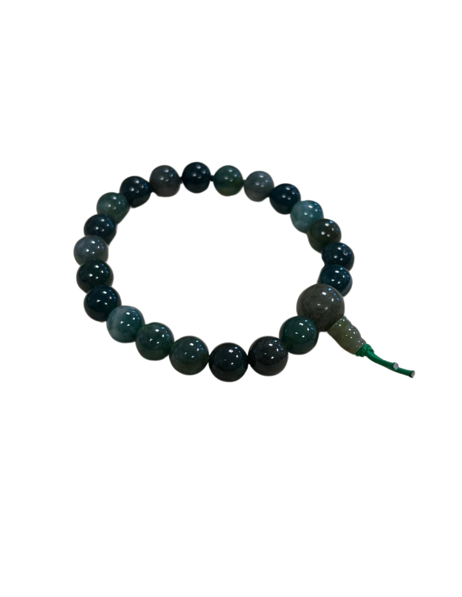 Agaat mos powerbead armband