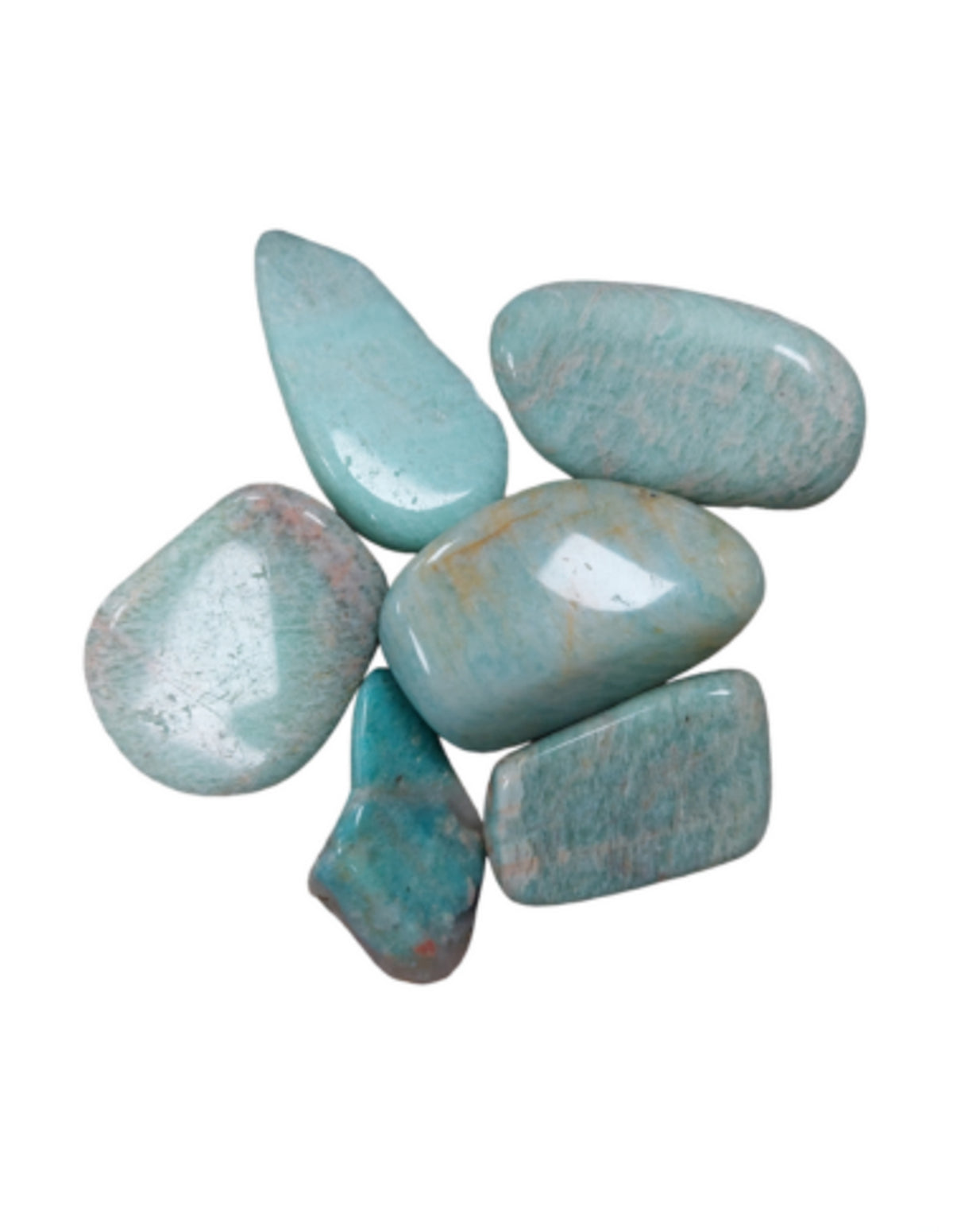 Amazoniet 100 gr. trommelstenen (mt3)