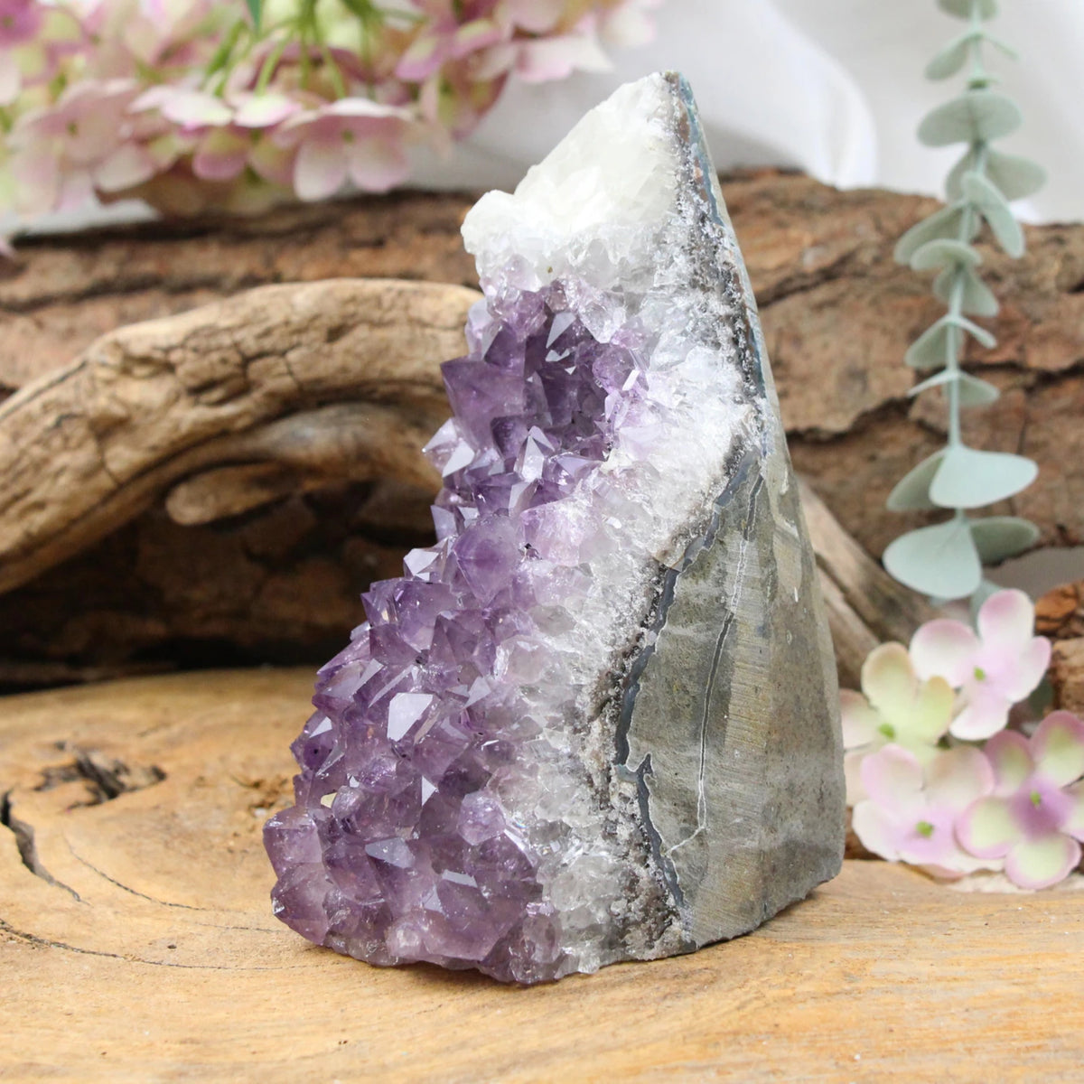 Amethist Brazilië ruw cut base nr.117