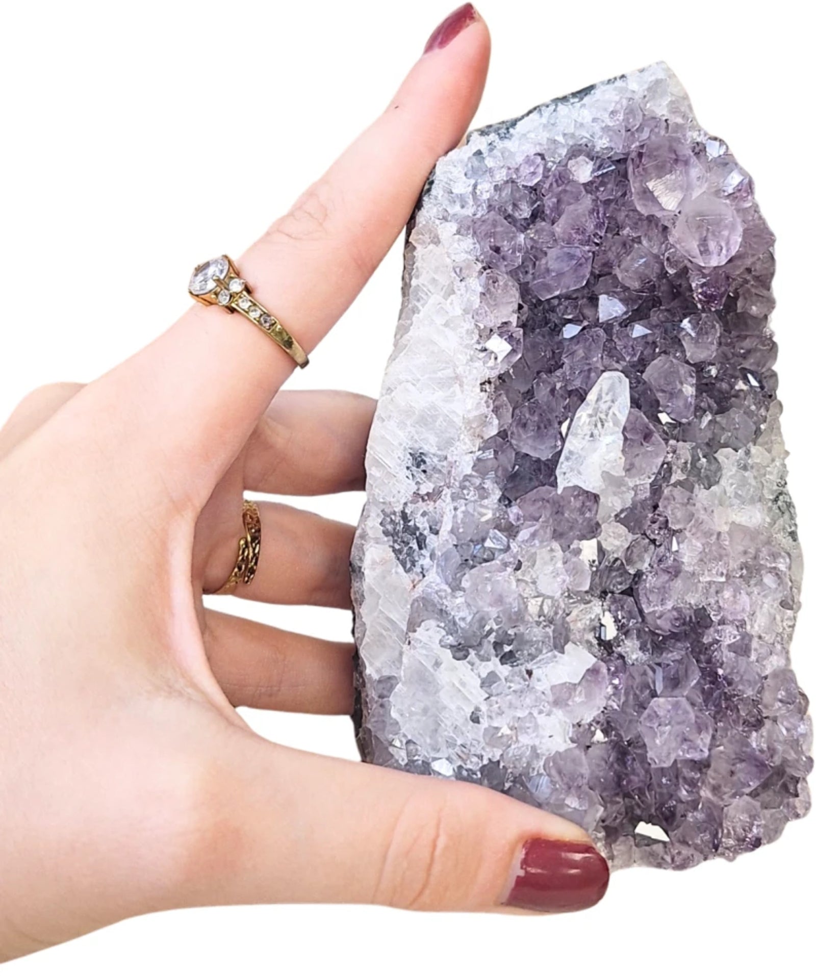 Amethist Brazilië ruw cut base nr.74