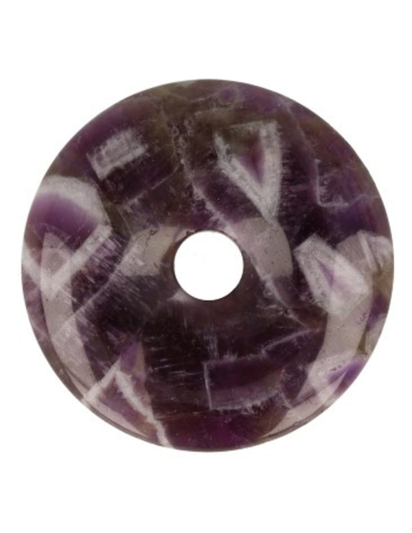 Amethist edelsteen donut 50 mm Hanger