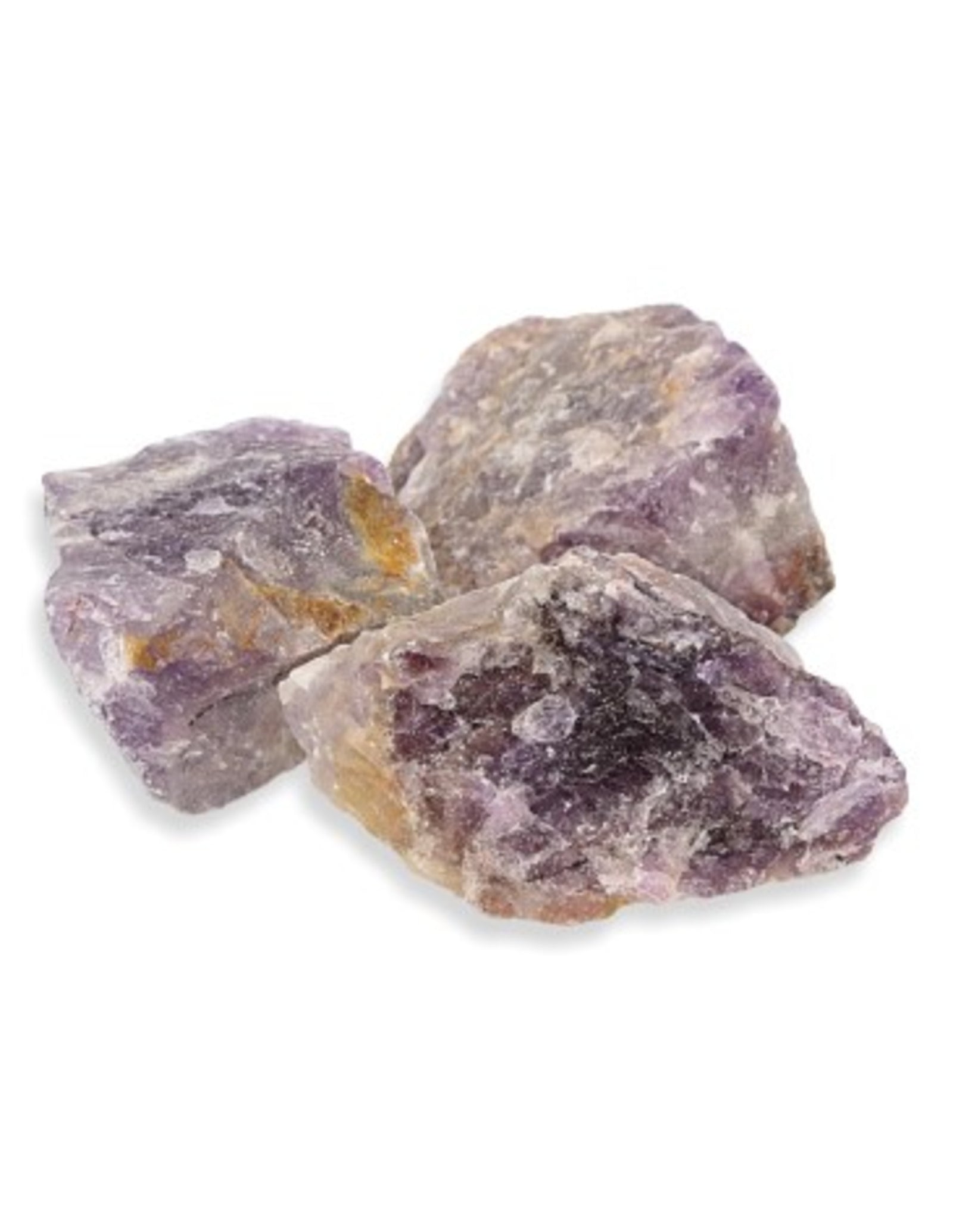 Amethist India, ruwe brokjes donker, p/kg