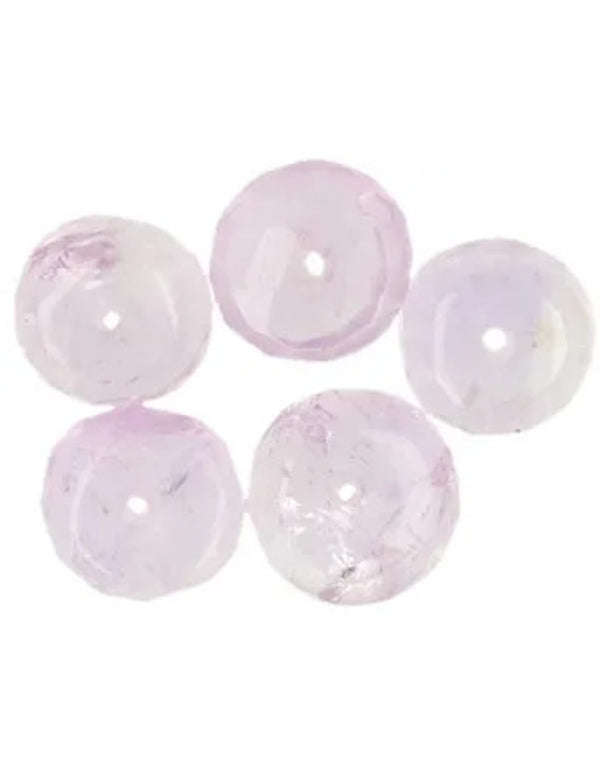Amethist edelsteen kralen facet 7mm - 5 st.