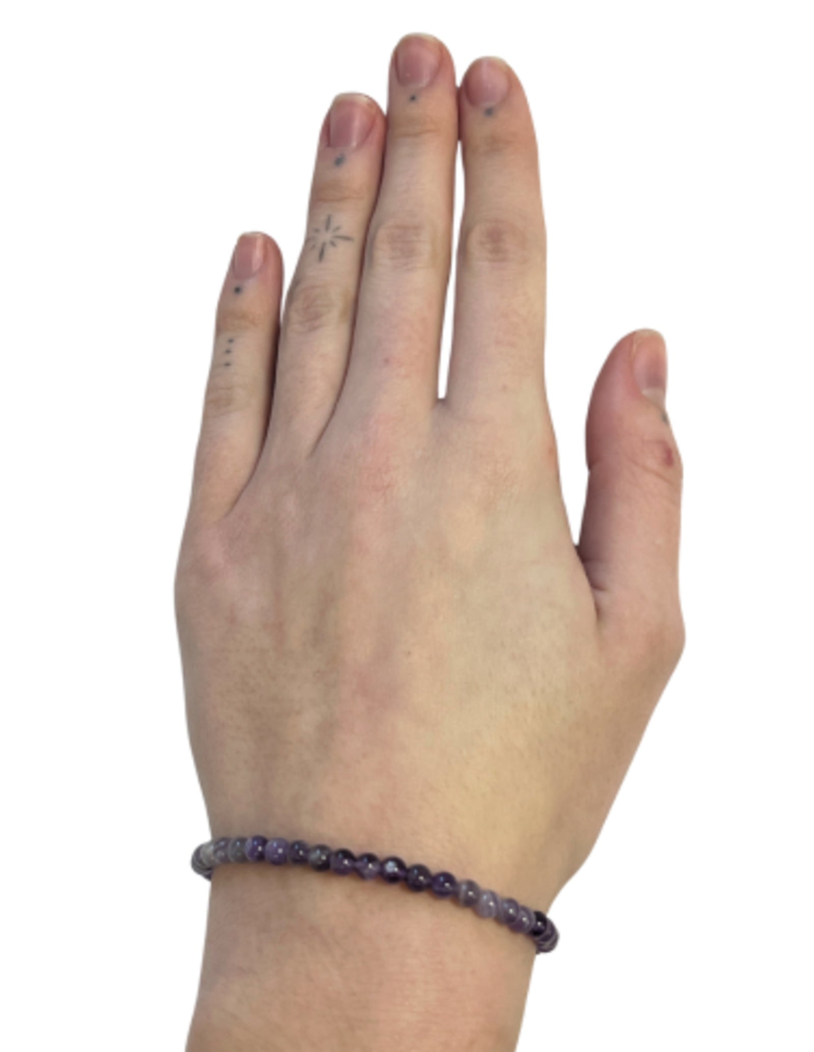 Amethist kralenarmband 4mm