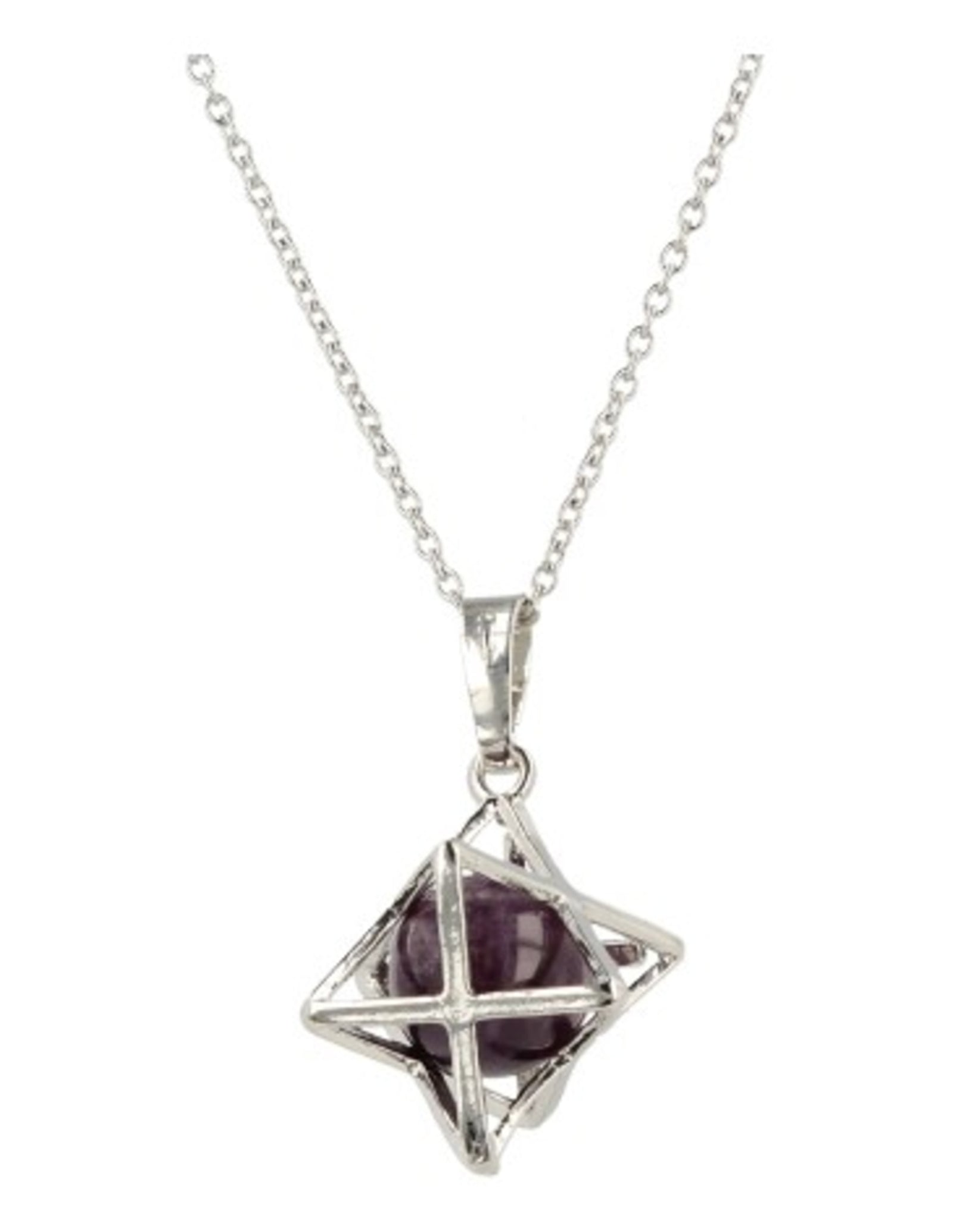 Amethist merkabah sieraden set