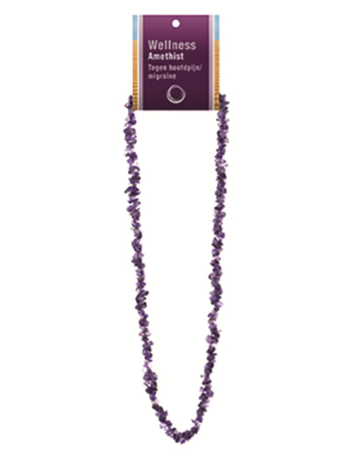 Amethist splitketting + kaart