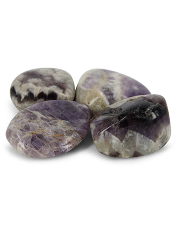 Amethistkwarts edelsteen trommelstenen 100 gr. (mt2-3)