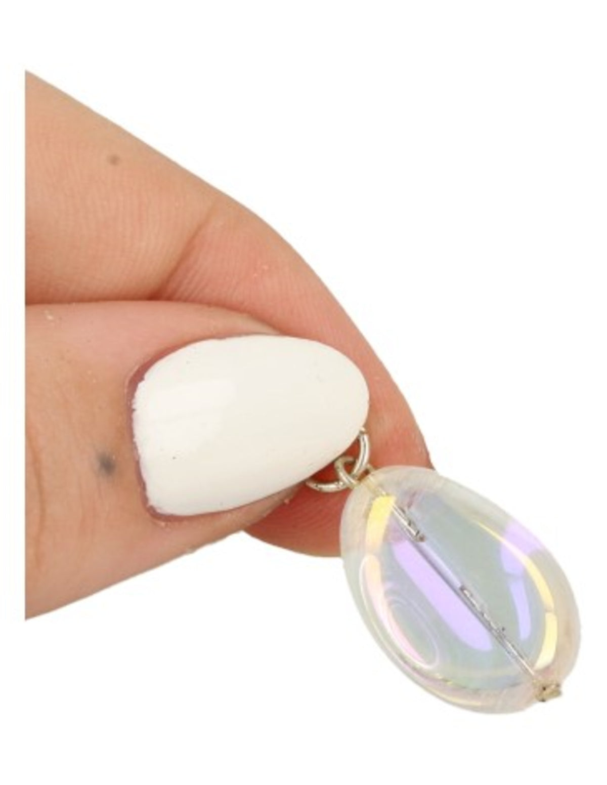 Angel Aura edelsteen hanger geslepen (gecoat)