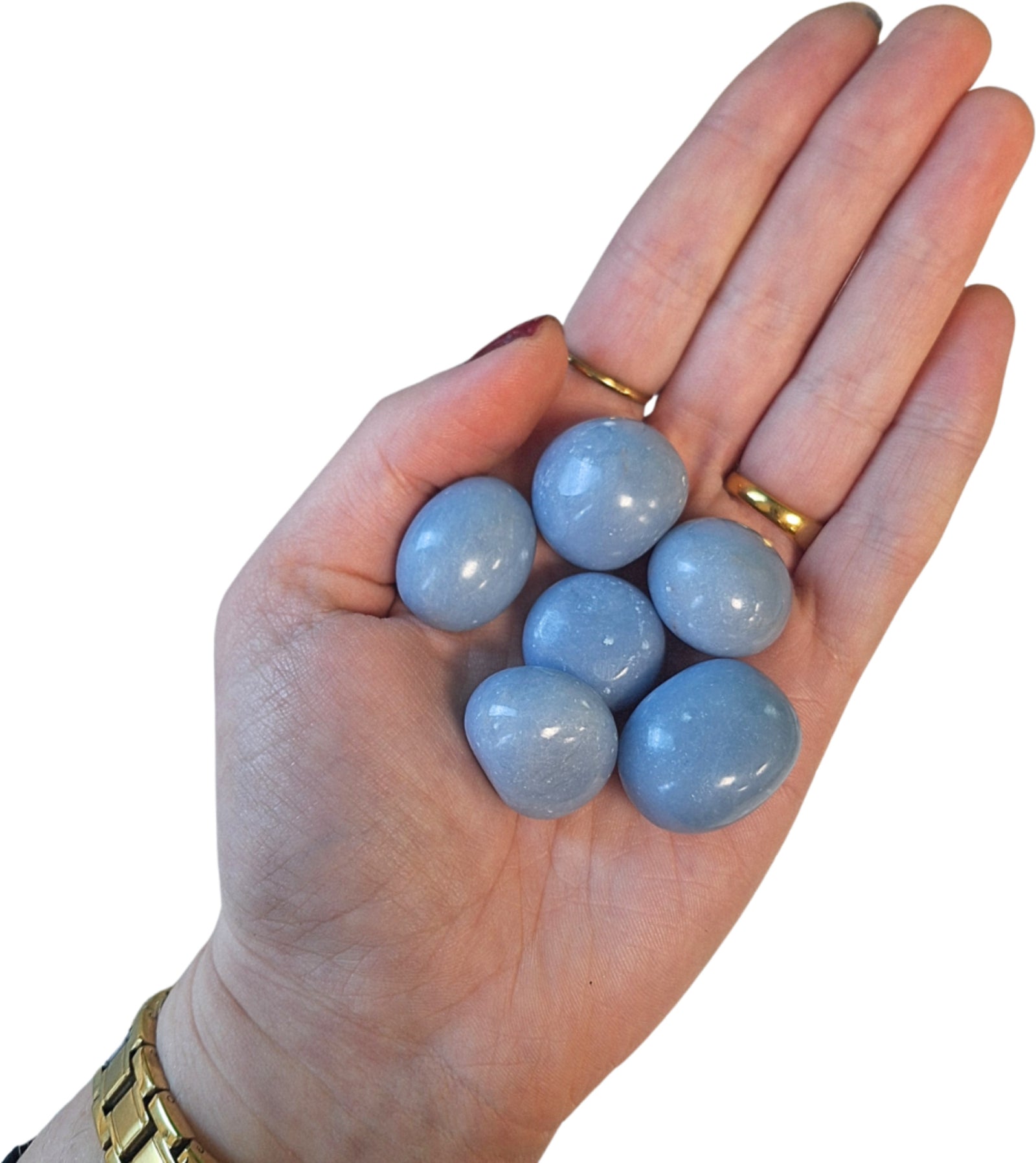Angeliet trommelstenen 250 gr. (mt3)