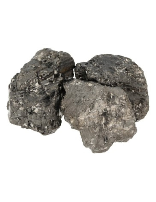 Antraciet ruwe edelsteen 250 gr. brokjes