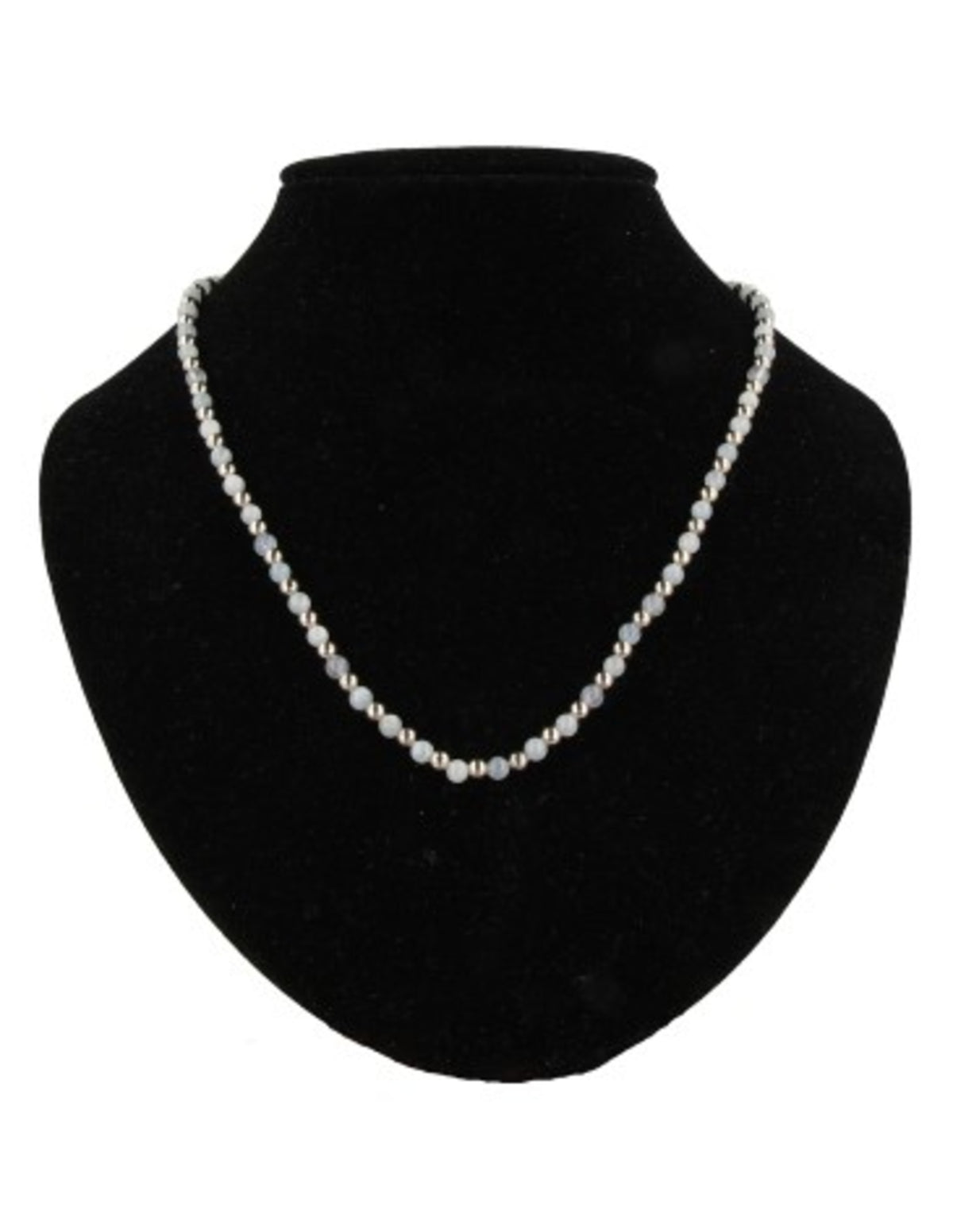 Aquamarijn Ibiza love ketting