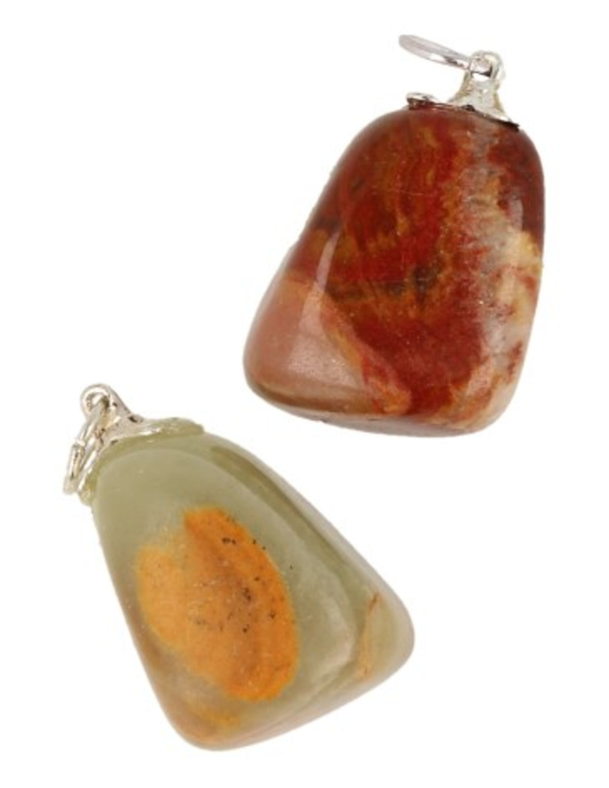 Aragoniet (Onyxmarmer) edelsteen hanger geslepen