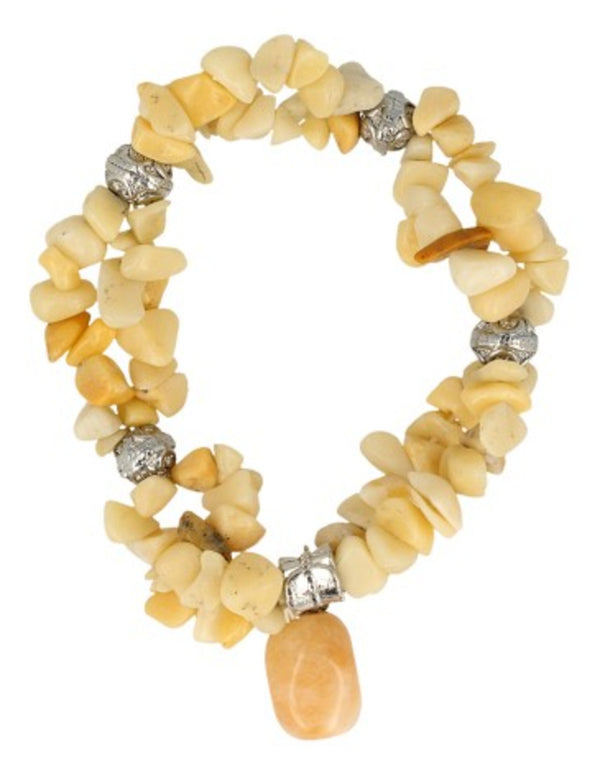 Aventurijn geel fashion edelsteen armband Aventurijn geel dubbelstreng