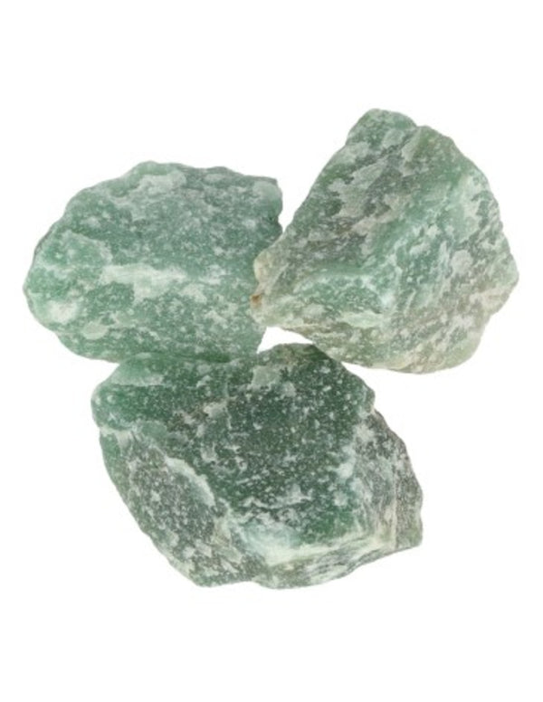 Aventurijn groen 250 gr. ruwe edelsteen brokjes