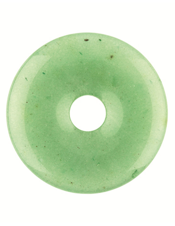 Aventurijn groen edelsteen donut 50 mm Hanger