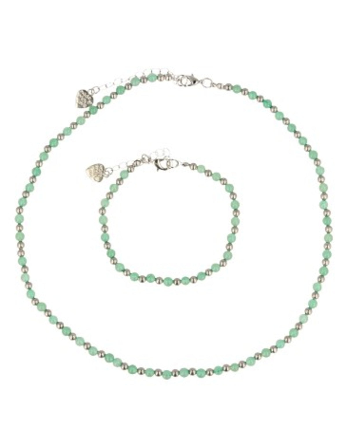 Aventurijn groen Ibiza love ketting