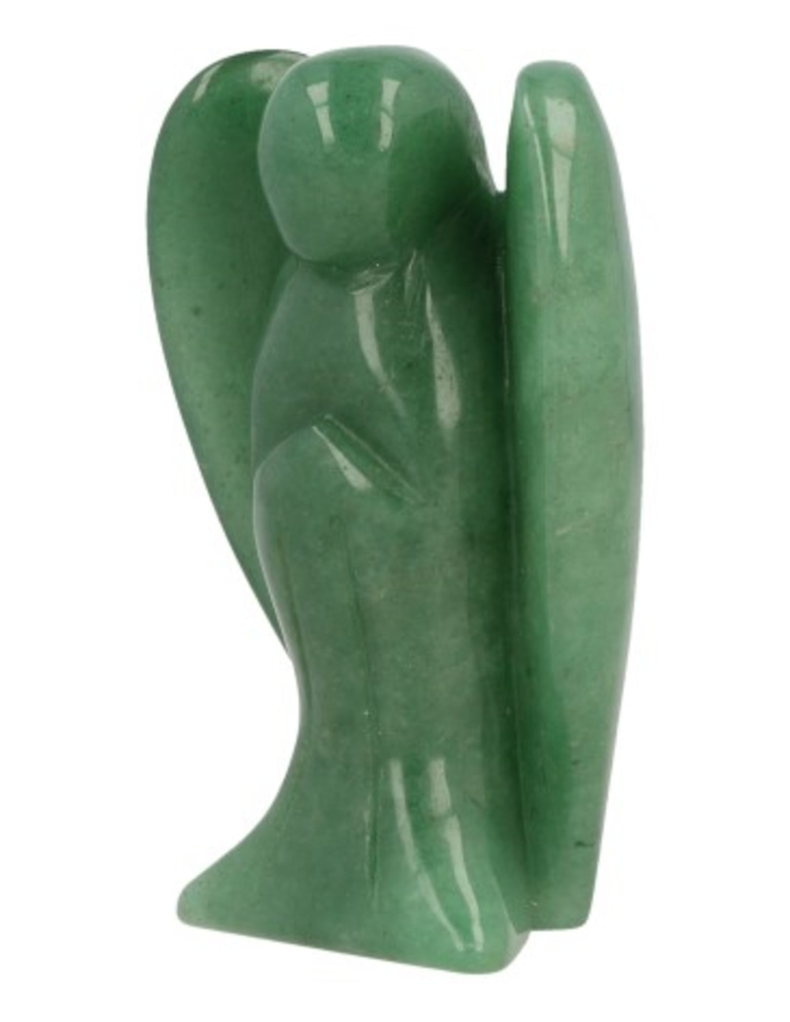 Aventurijn groen staande engel 70 mm