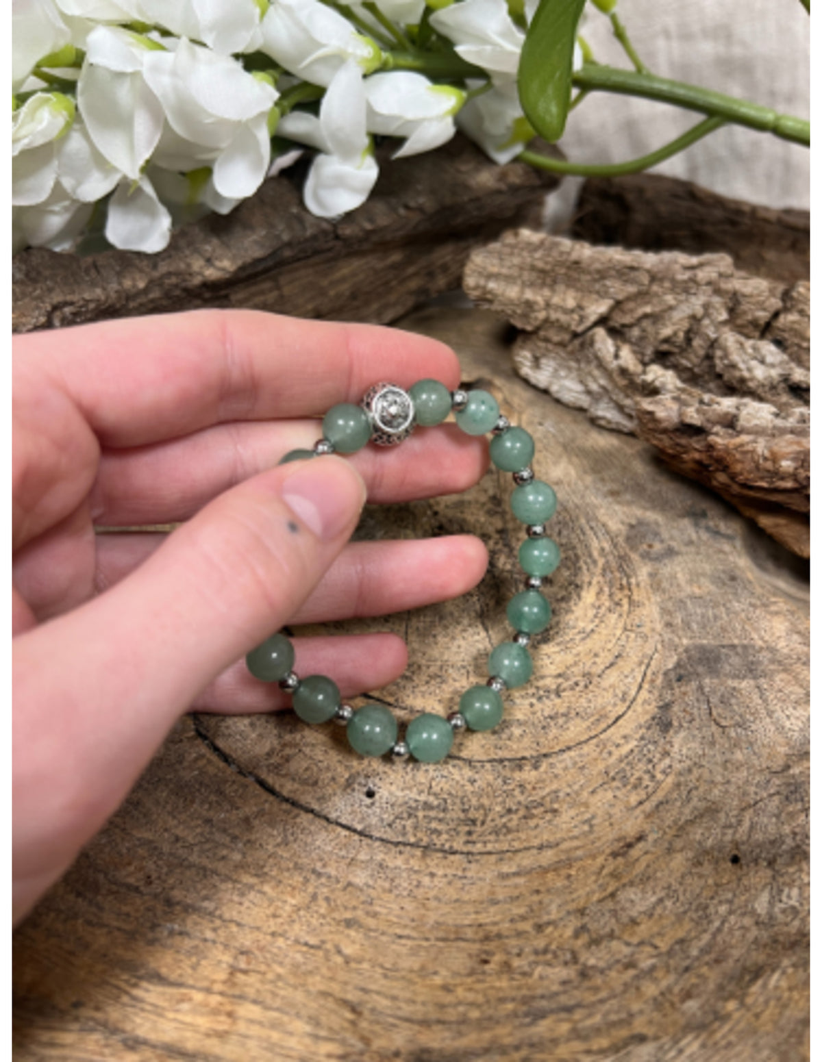 Aventurijn groen sterrenbeeld armband - Kreeft