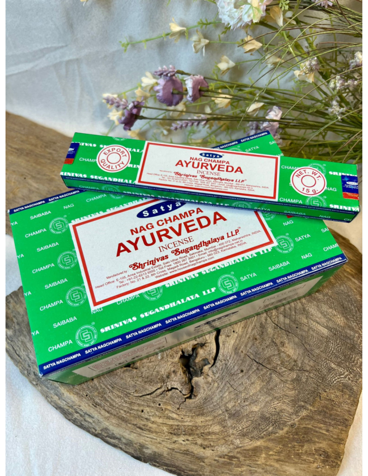 Ayurveda wierook Satya 15 grams - doos van 12 st.