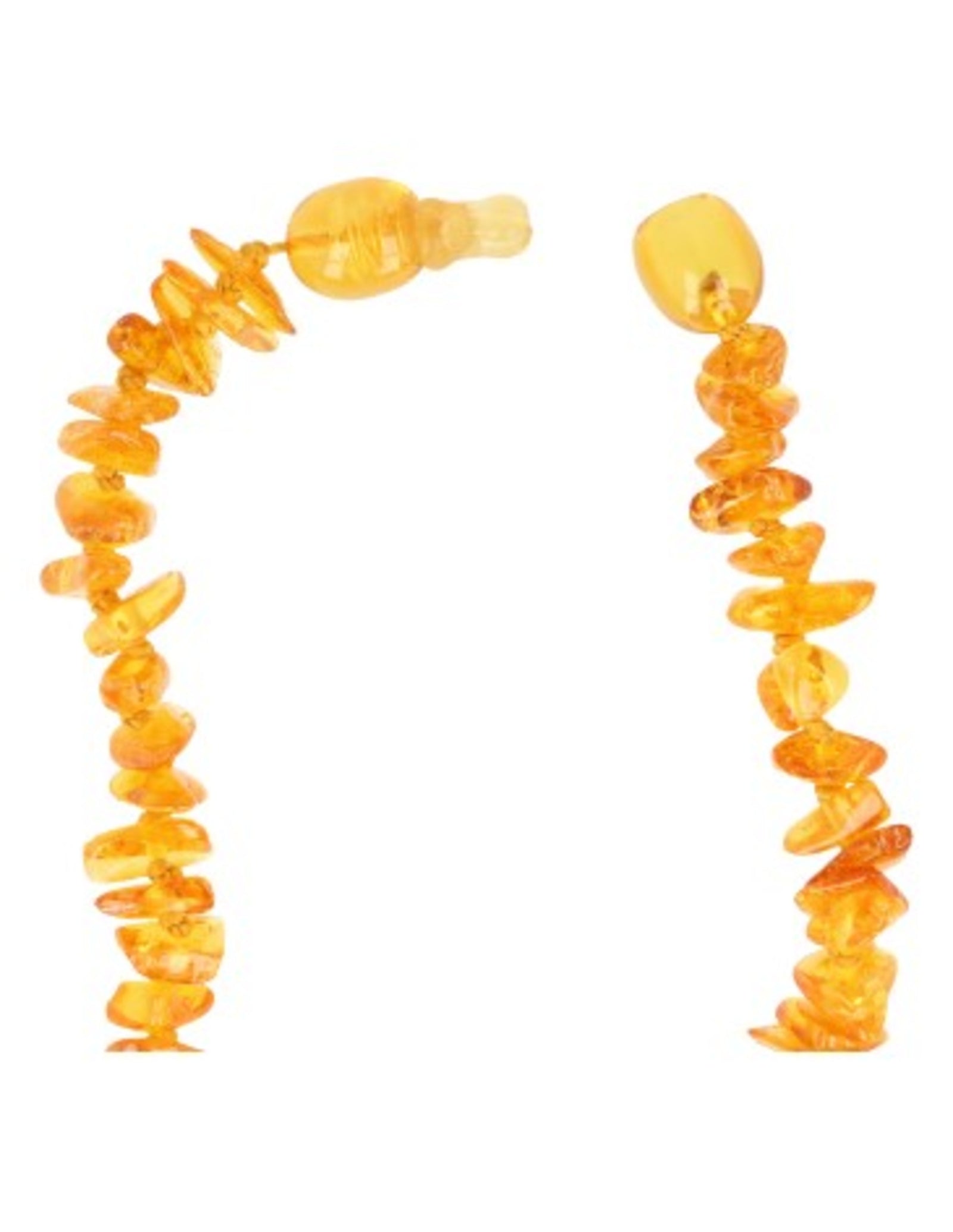 Barnsteen babyketting geel