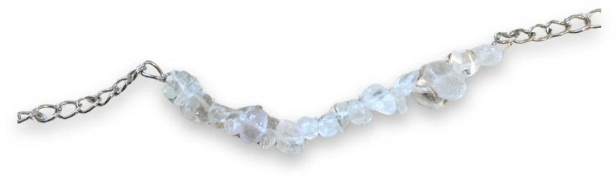 Bergkristal bar armband