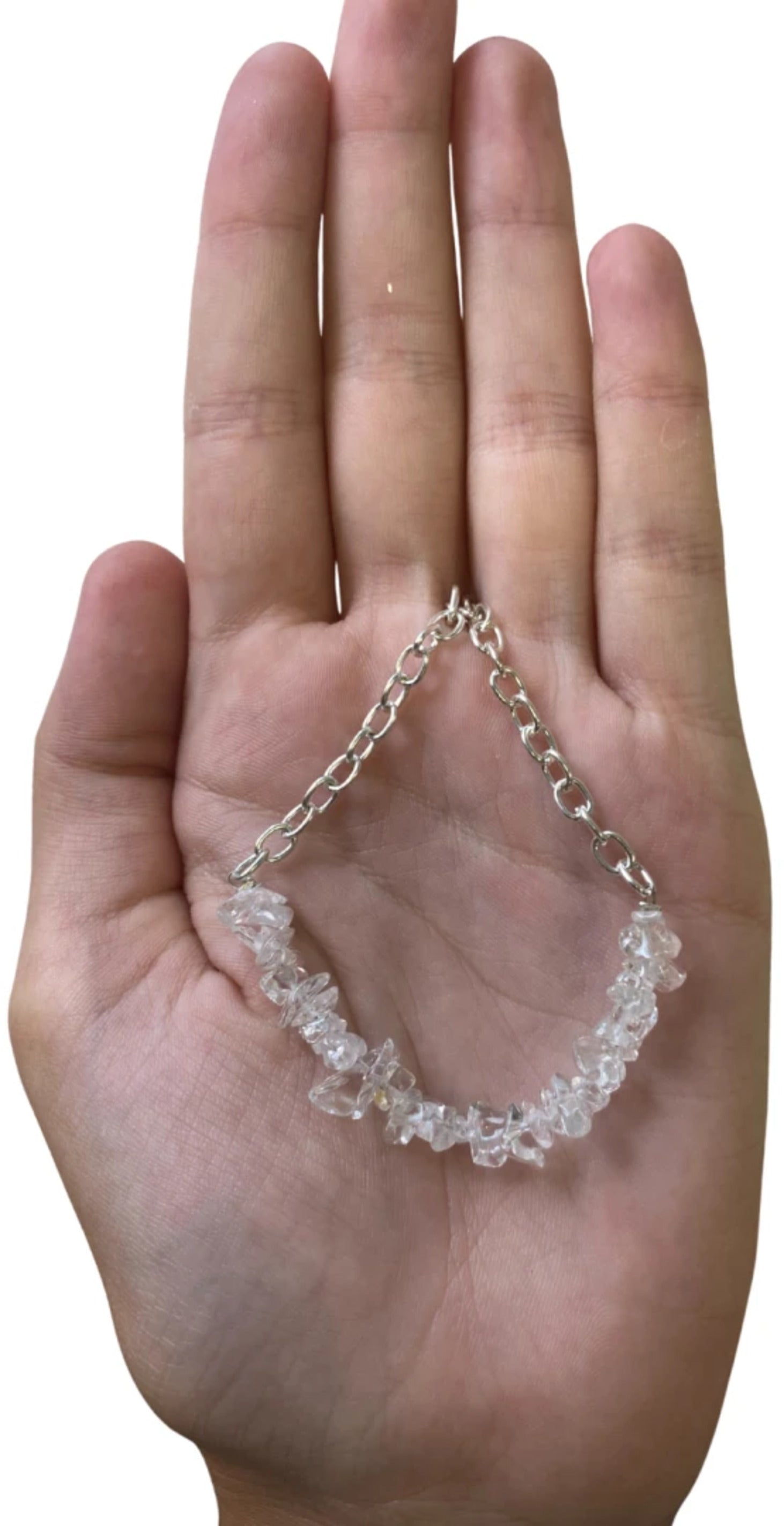 Bergkristal bar ketting