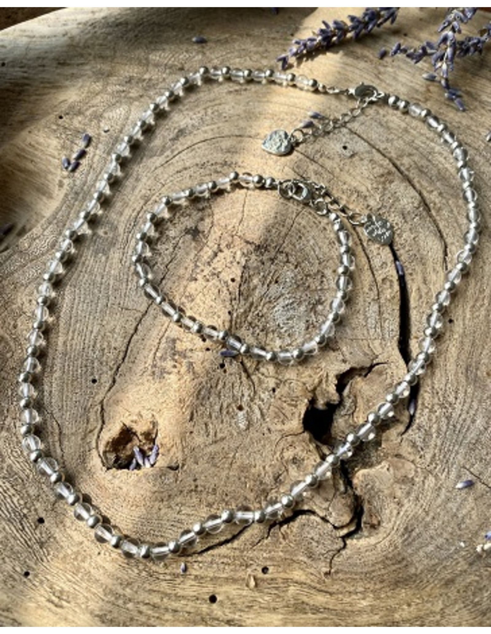 Bergkristal Ibiza love ketting