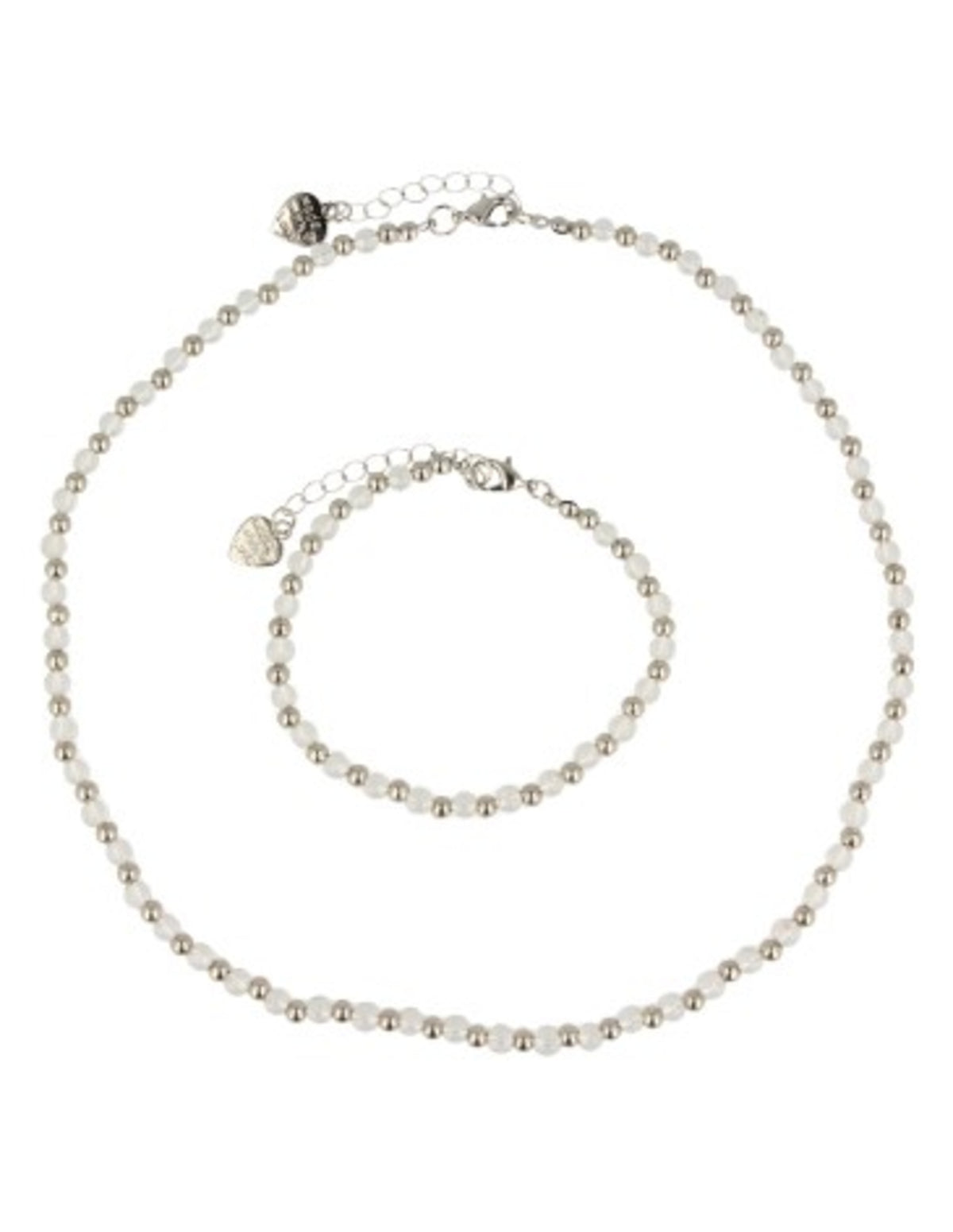 Bergkristal Ibiza love ketting