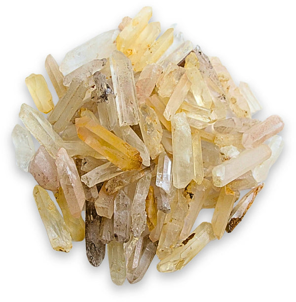 Bergkristal laser wand puntjes 500 gr.