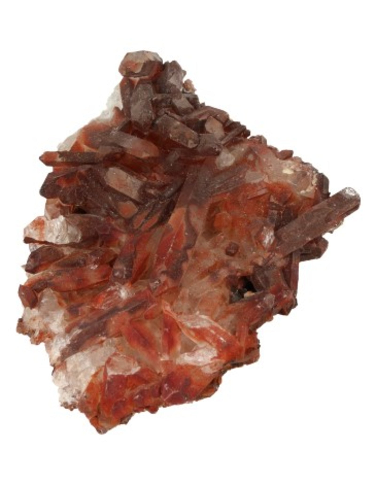Bergkristal rood ruw 150-200 gram