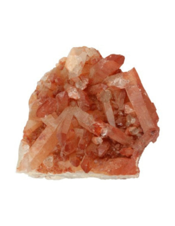 Bergkristal rood ruwe edelsteen 70-100 gram