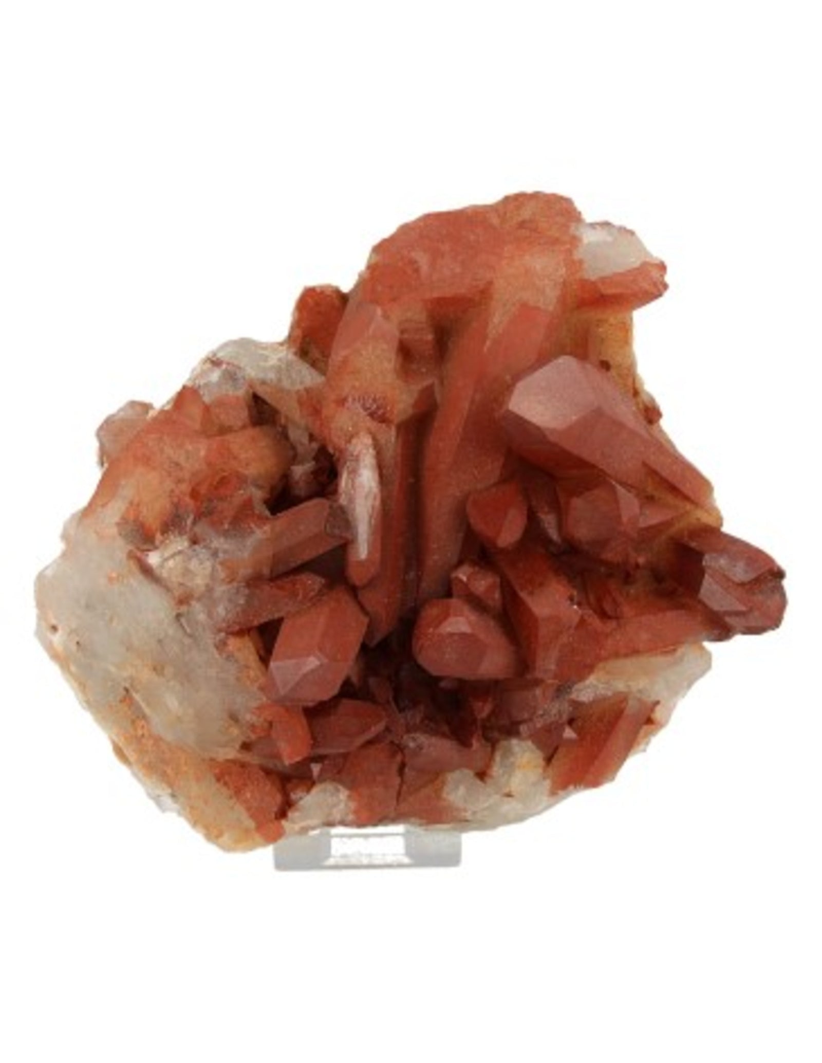 Bergkristal rood ruw Marokko, p/kg