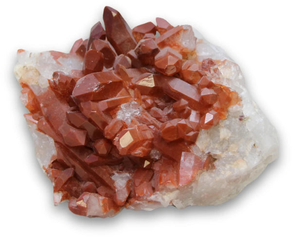 Bergkristal rood ruwe edelsteen nr.34