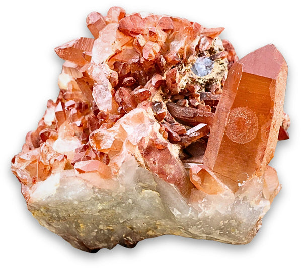 Bergkristal rood ruwe edelsteen nr.40