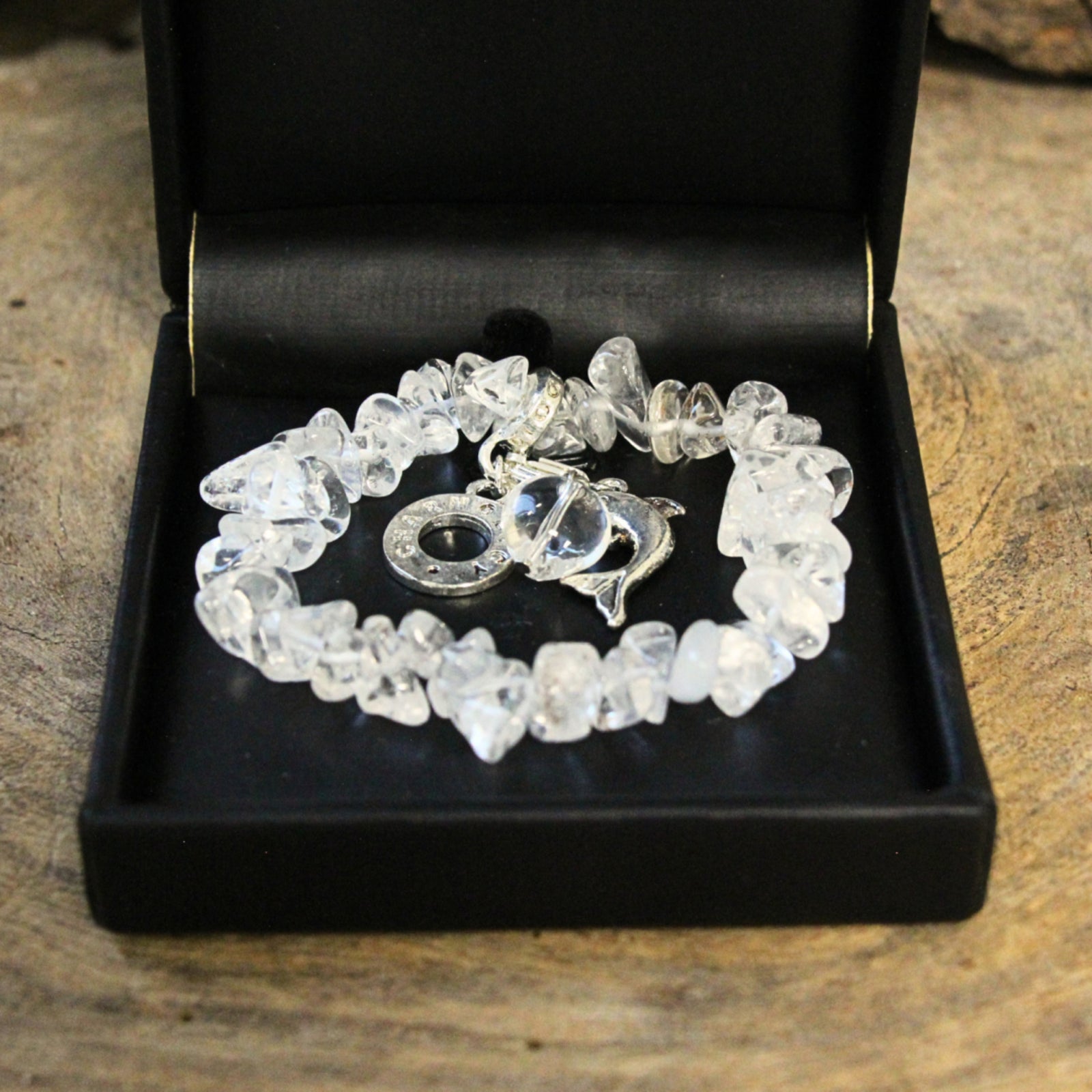 Bergkristal Ruby Mania, armband nr 2, nugget