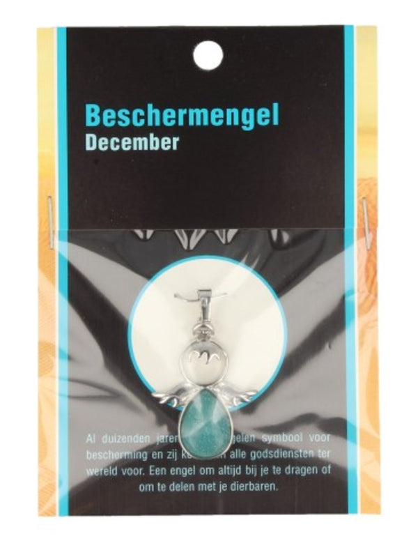 Beschermengel December op kaartje