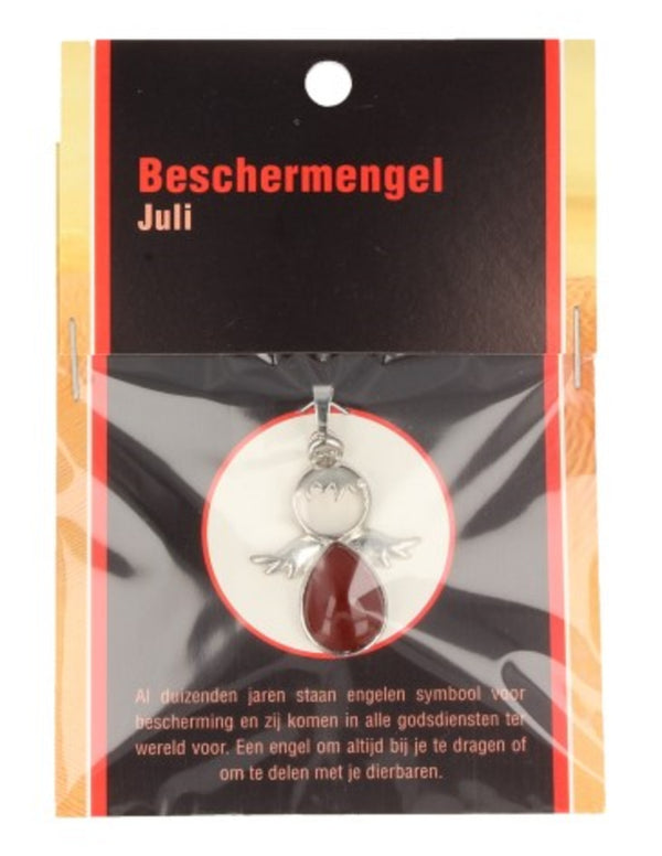 Beschermengel Juli op kaartje