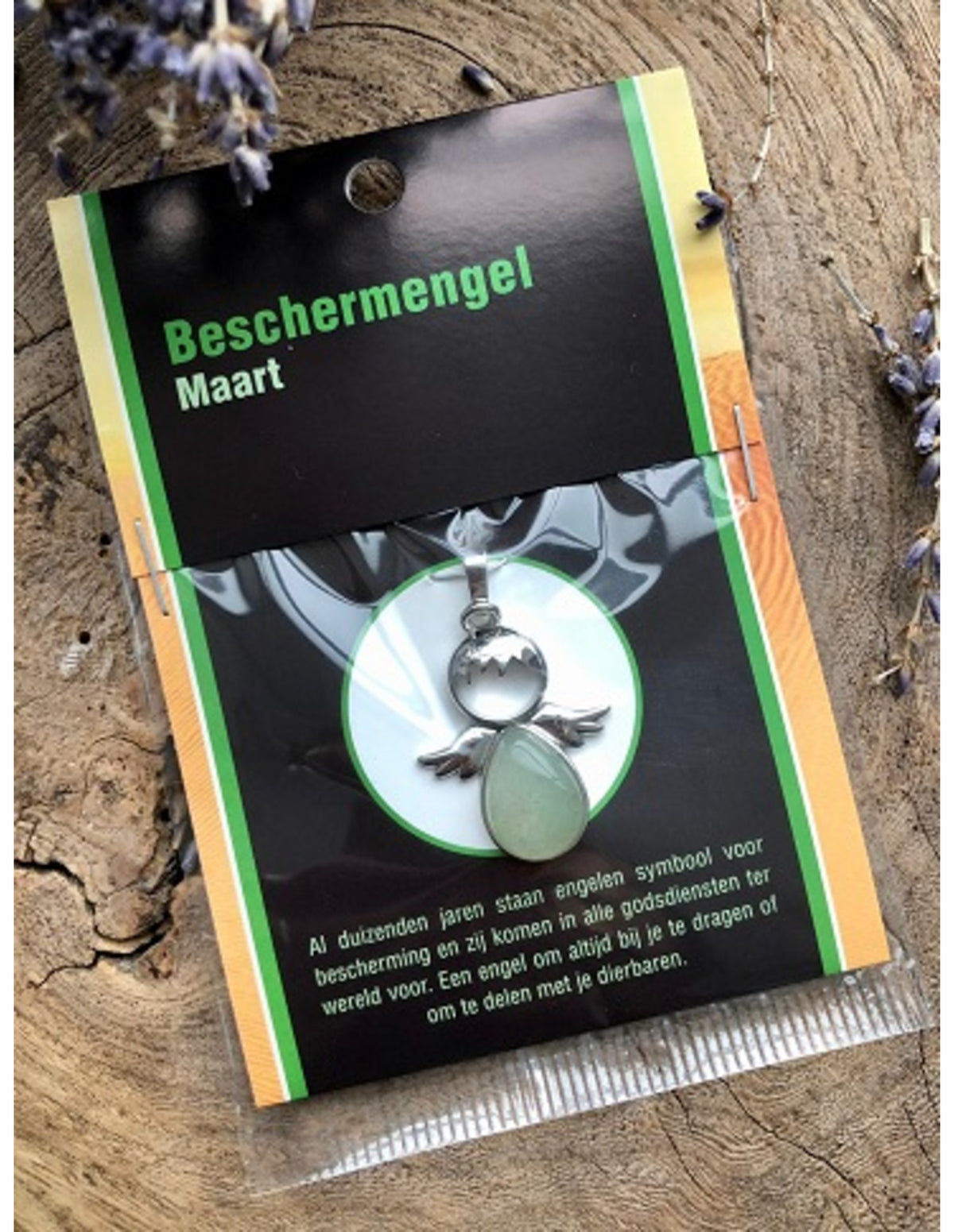 Beschermengel Maart op kaartje