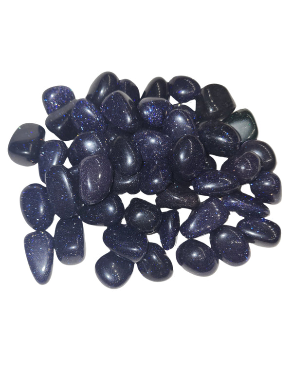 Blaufluss edelsteen trommelstenen 500 gr. (synth) (mt3)