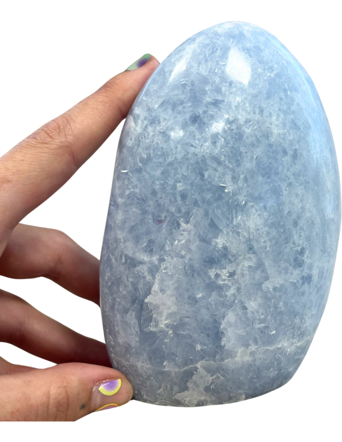 Calciet blauw sculptuur nr.09