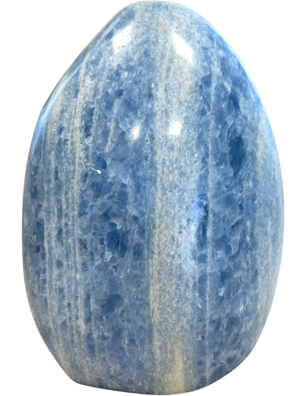 Calciet blauw edelsteen sculptuur nr.11