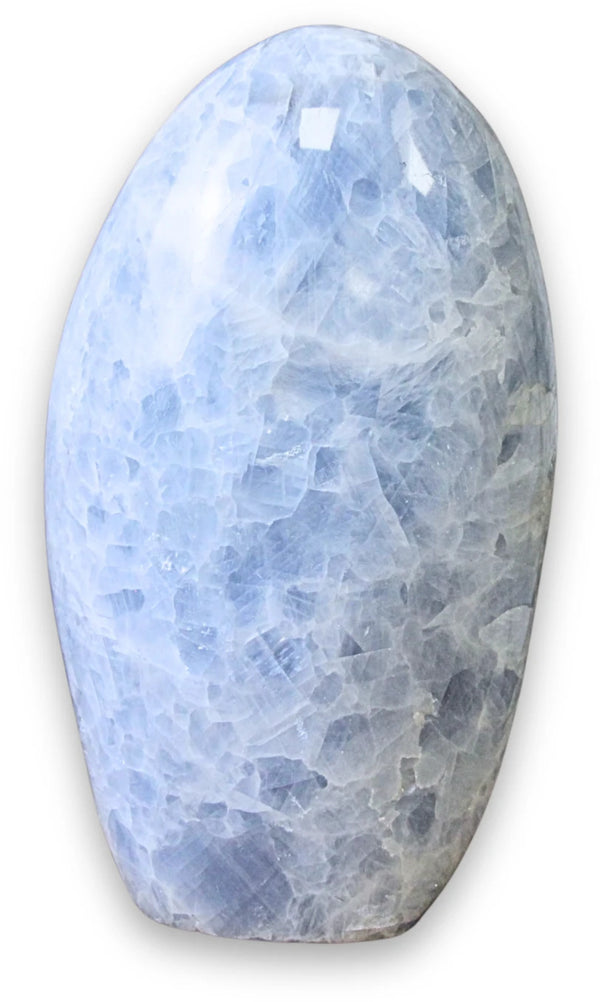 Calciet blauw edelsteen sculptuur nr.17