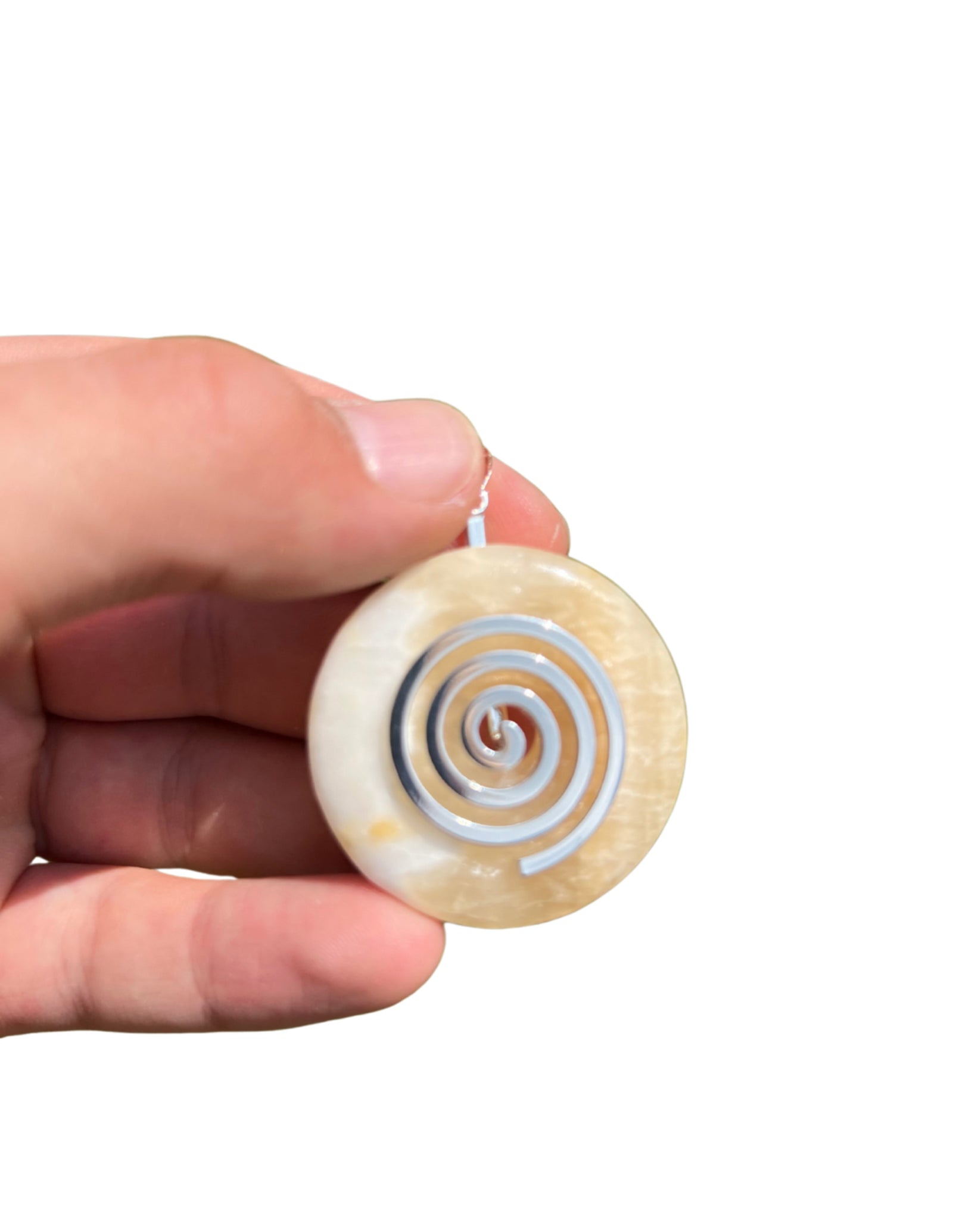 Calciet geel donut levensspiraal