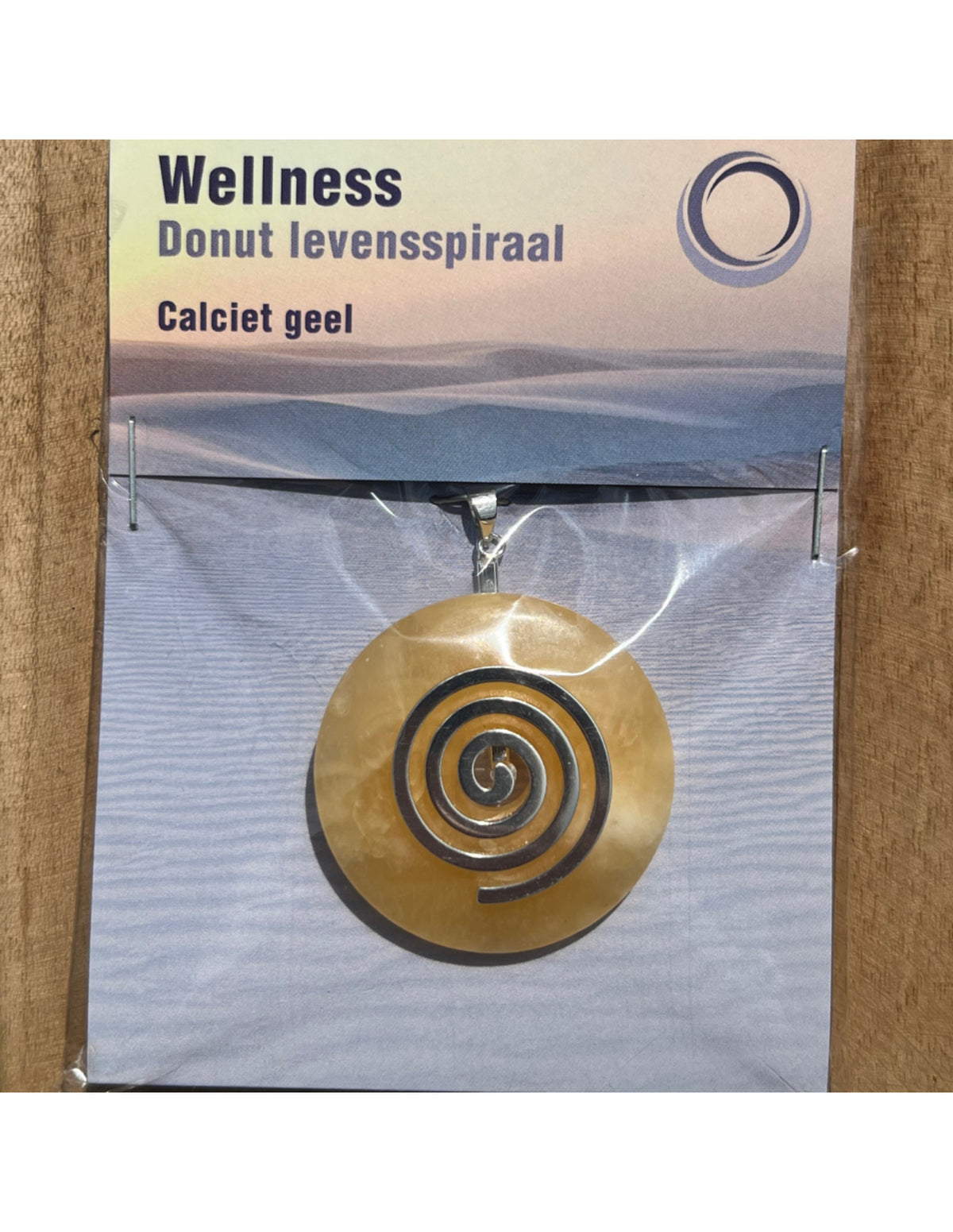 Calciet geel donut levensspiraal